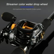 Baellert Fishing Reel High Hardness Adjustable Metal Spinning Reel High Speed Baitcaster with 13+1 Ball Bearings for Outdoor